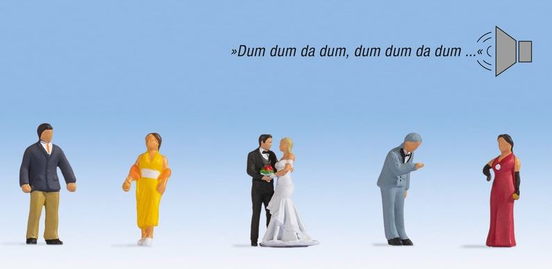 Noch 12861 Hochzeit Spur H0 NEU OVP Figuren