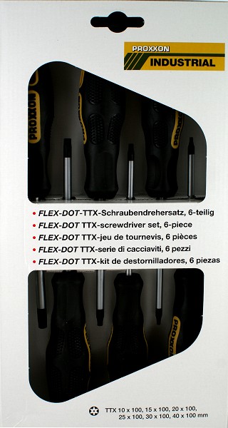 Proxxon 22640 FLEX-DOT-Schraubendrehersätze, 6-teilig - Neu - OVP