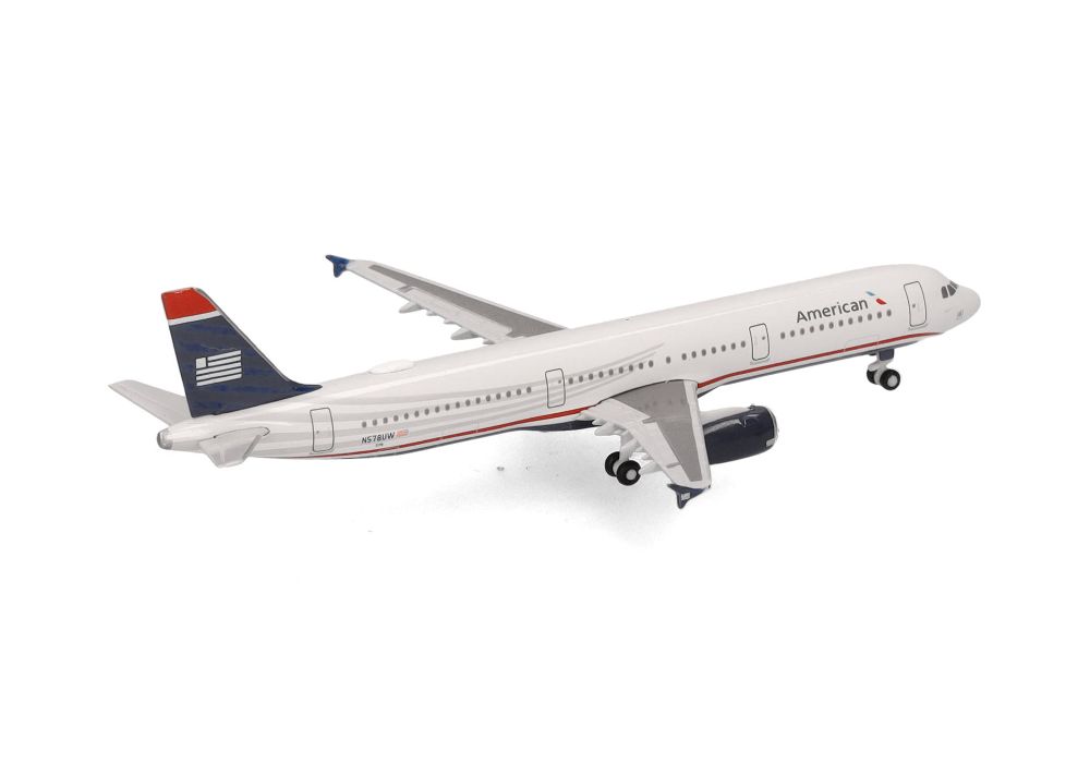 Herpa 538251 American Airlines Airbus A321 - N578UW 1:500 Neu