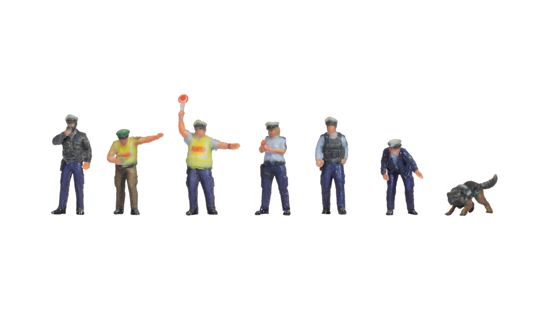 Noch 35011 Polizisten, blaue Uniform 1:160 NEU OVP