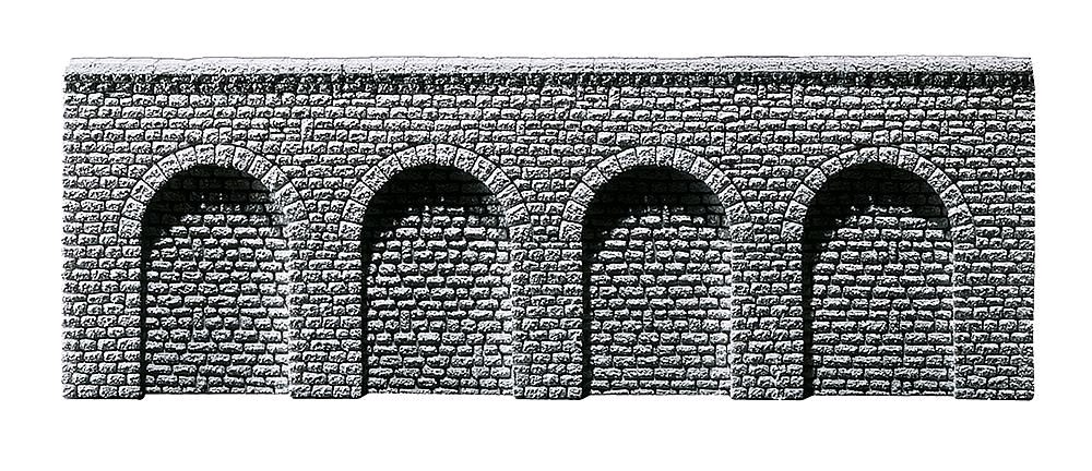 Faller 272640 Dekorplatte Profi Arkaden, Naturstein-Quader 1:160 Spur N Ne