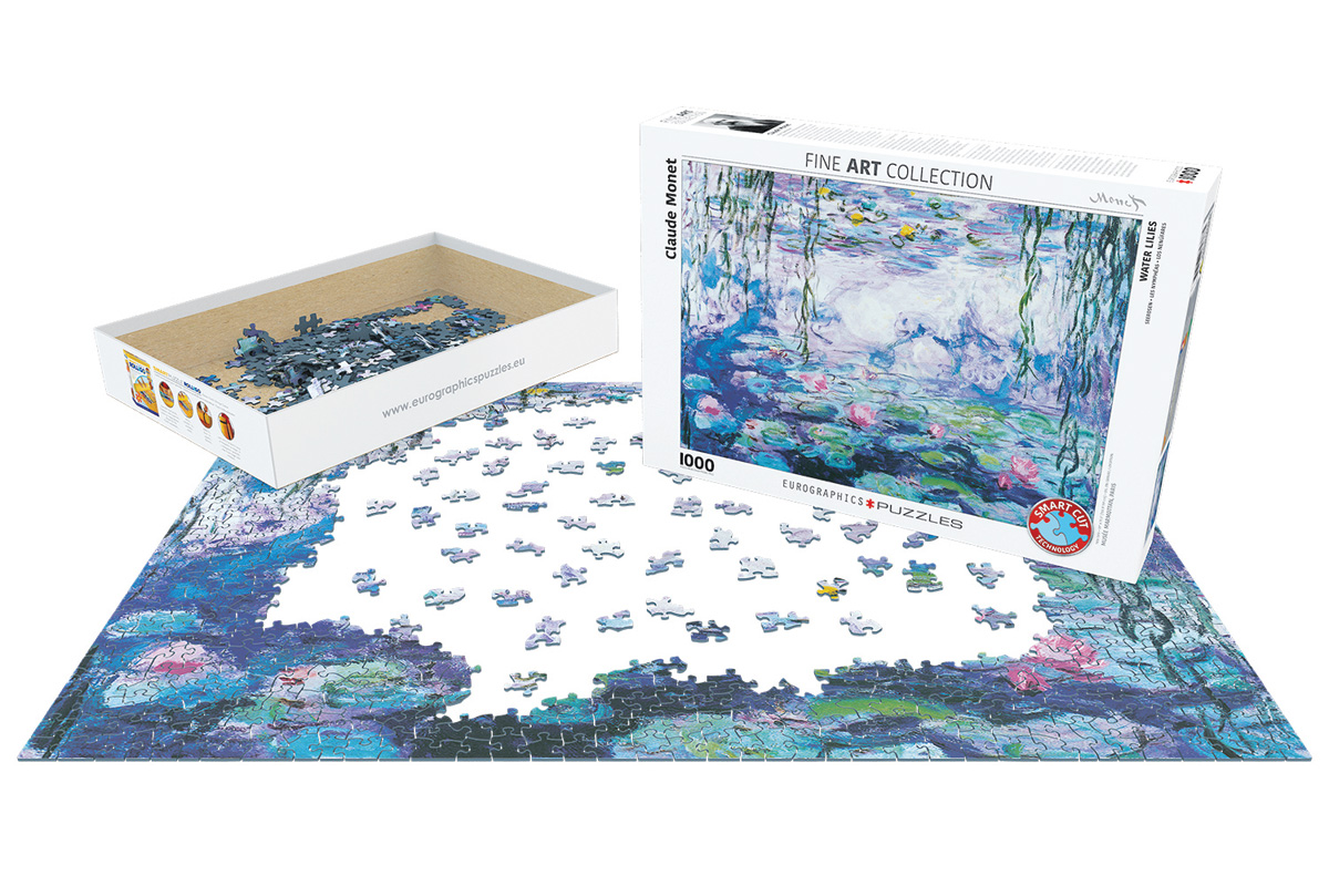 EUROGRAPHICS 6000-4366 Wasserlilien Claude Monet 1000 Teile Puzzle NEU OVP