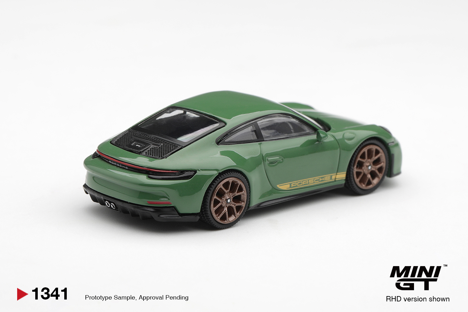 Mini GT 1341 1:64 PO 911 (992) GT3 TOURING AURATIUM GREEN 2022