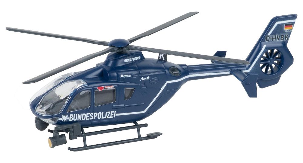 Faller 131023 Hubschrauber Bundespolizei 1:87 Spur H0 Bausatz NEU