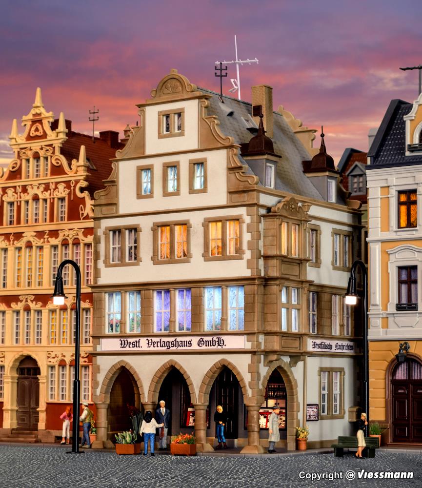 Kibri 38382 Westfälisches Verlagshaus in Münster 1:87 Spur H0
