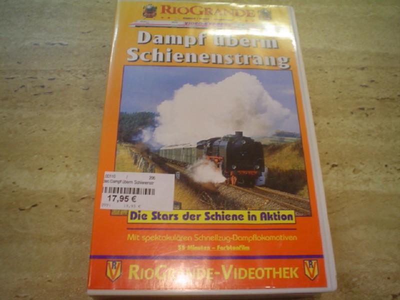Rio Grande 110 VHS Video Dampf überm Schienenstrang