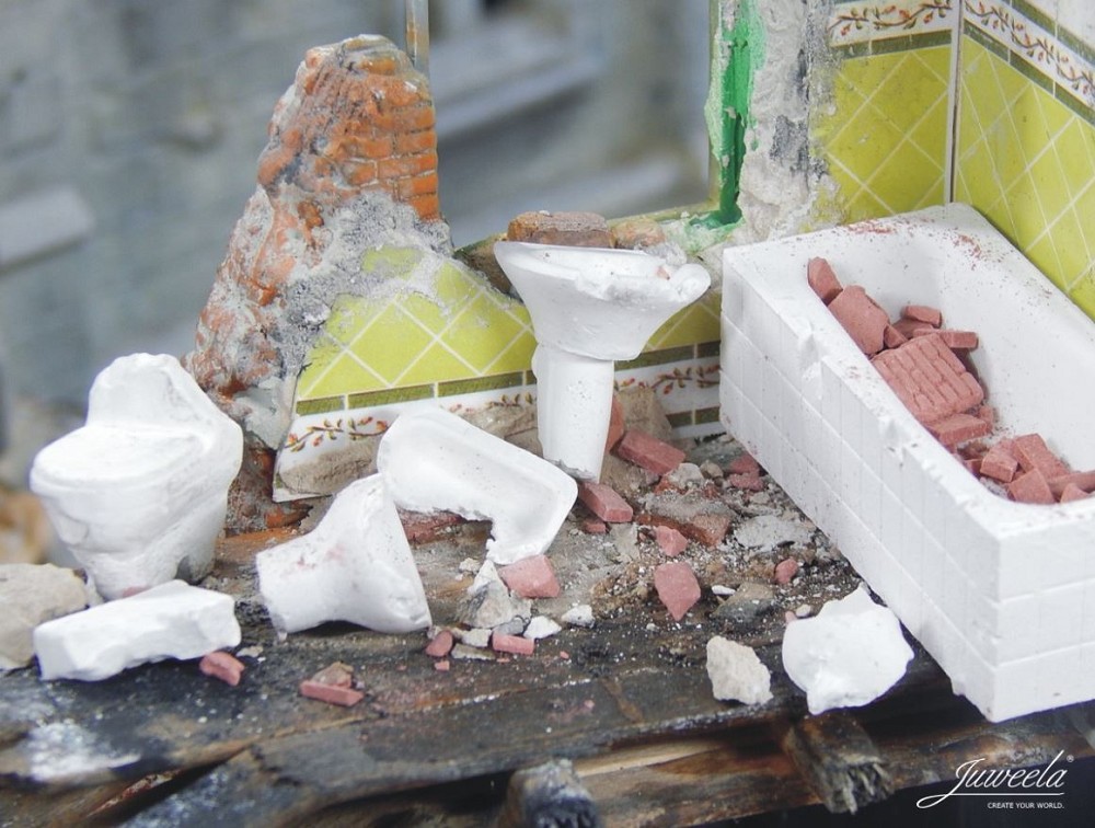 Juweela 23352 Badezimmer-Trümmer (Miniatur)