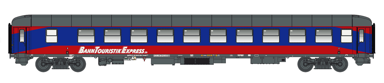 LS Models 58510 Liegewagen Bvcmbz 249.1 BTE Ep.VI Spur TT