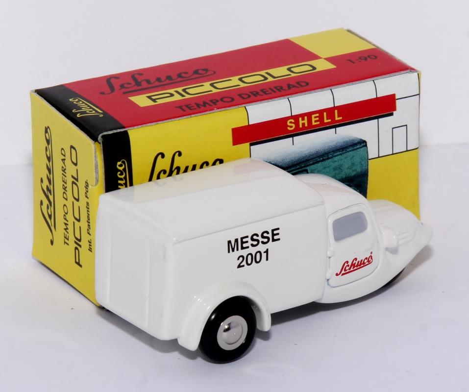 Schuco Piccolo Tempo Dreirad Messe 2001, 1:90, weiß, OVP