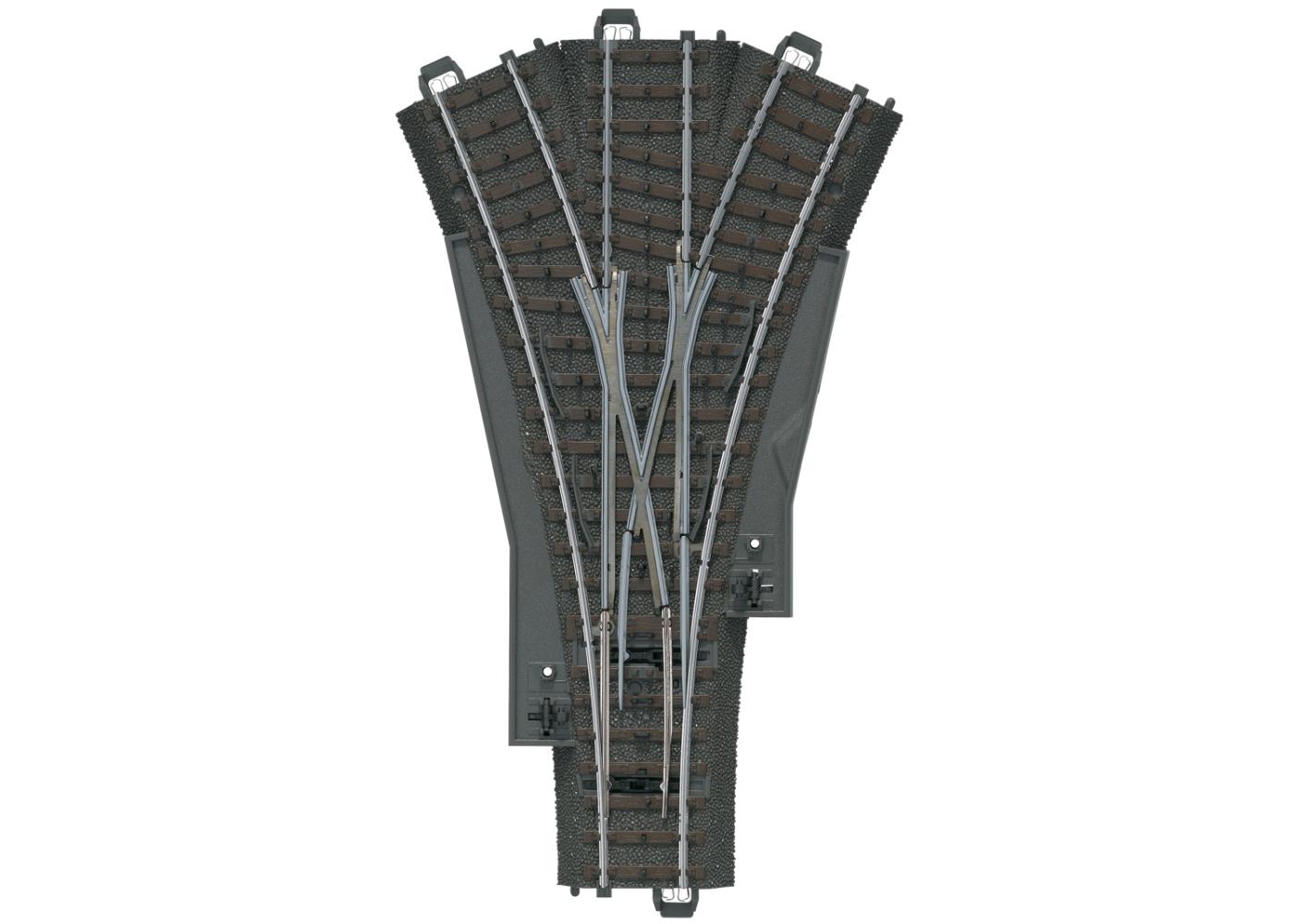 Märklin 24630 Dreiwegweiche Länge 188,3 mm C-Gleis 1:87 Spur H0