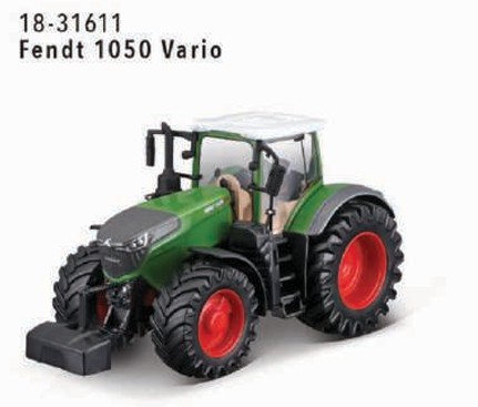 Bburago 18-31611 Traktor Fendt 1050 Vario, Schwungrad, WB