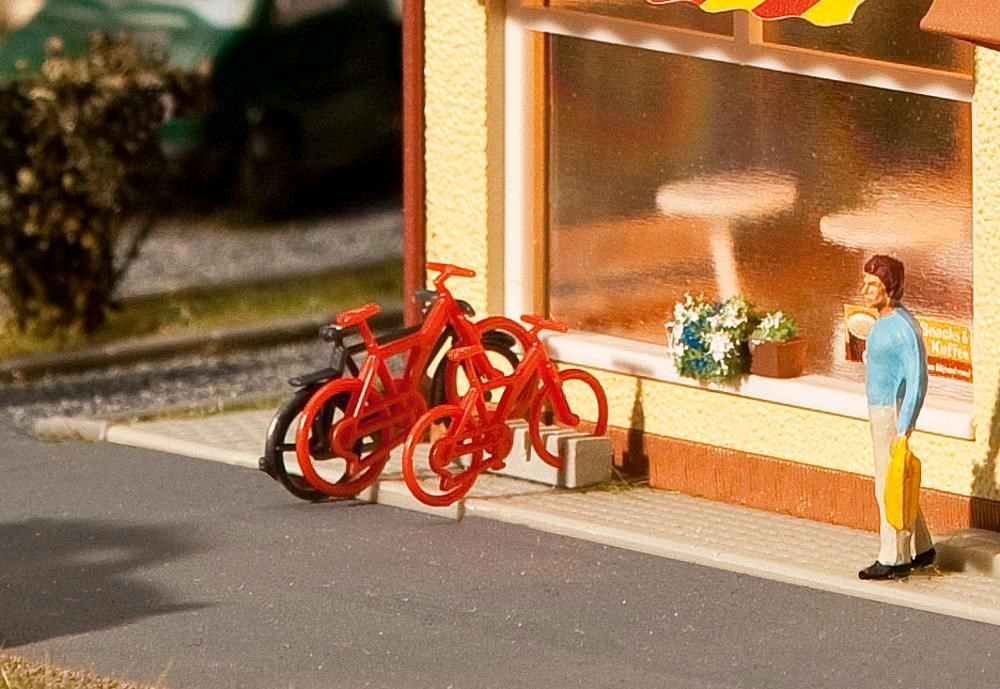 Faller 180901 8 Fahrräder 1:87 Spur H0 Neu OVP