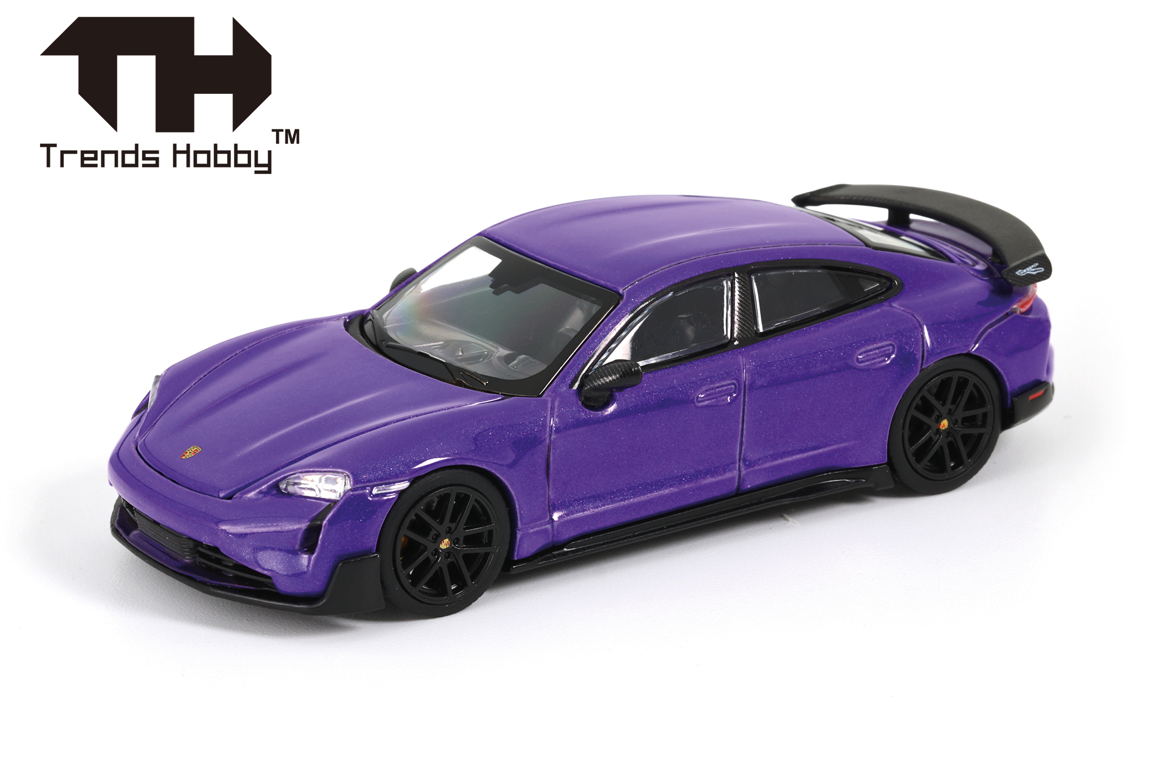 Herpa 864TH000008 Porsche Taycan Turbo GT/PURPLE