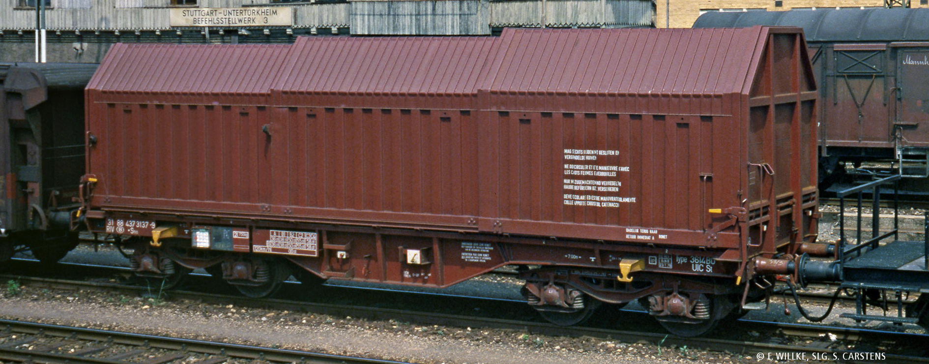 Brawa 51016 Teleskophaubenwagen Shis Type 3614B0 SNCB Spur H0