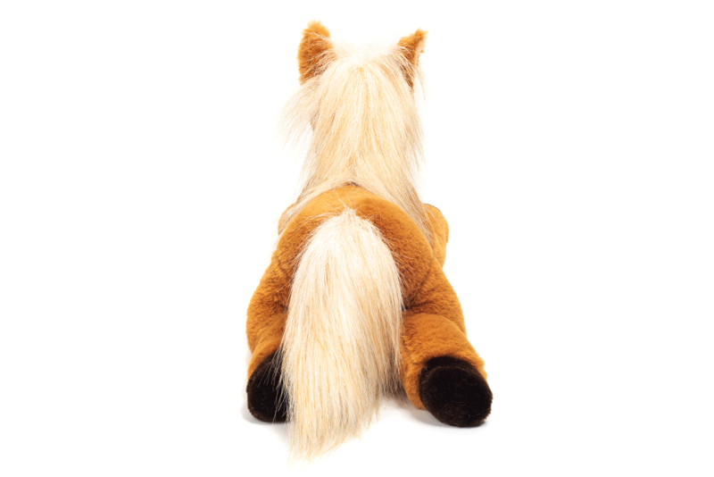 Teddy Hermann 902652 Pferd liegend braun 34 cm Stoff/Plüsch/Kuscheltier NEU