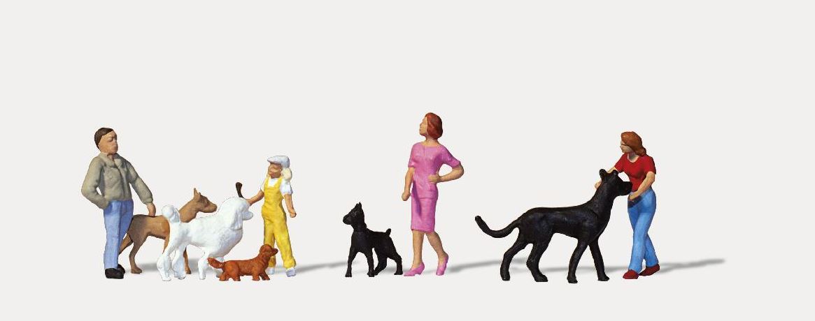 Merten 0212589 Hundeschule 1:87 Spur H0 Neu OVP Figuren Tiere