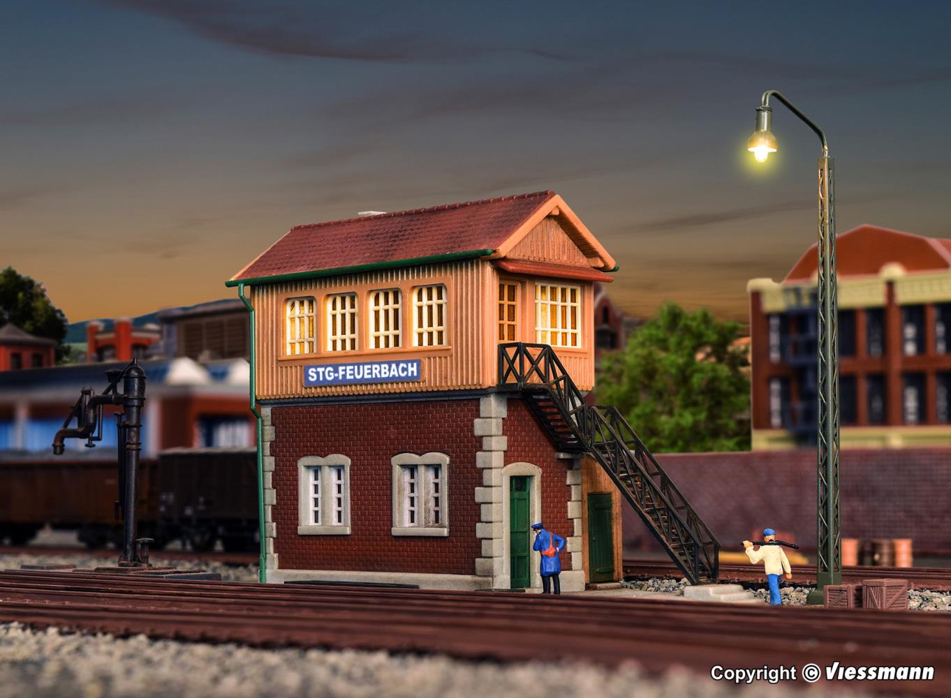 Kibri 37805 Stellwerk Stuttgart-Feuerbach 1:160 Spur N Bausatz