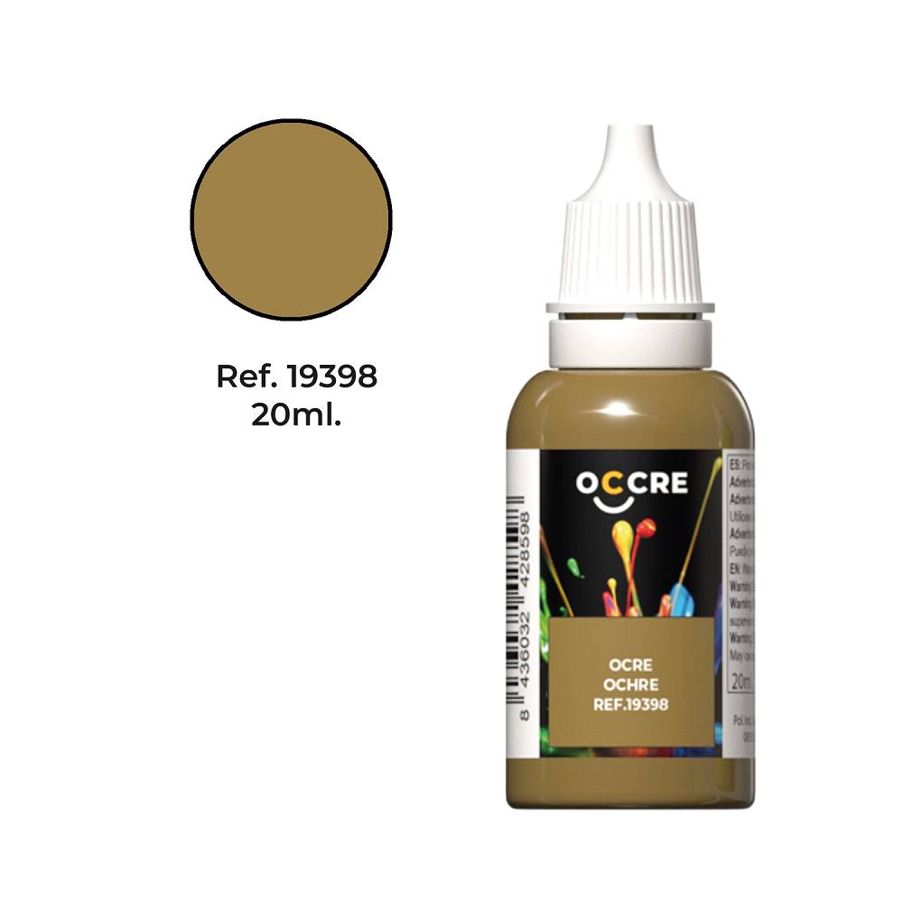 OcCre 19398 Acrylfarbe Ocker 20 ml Neu