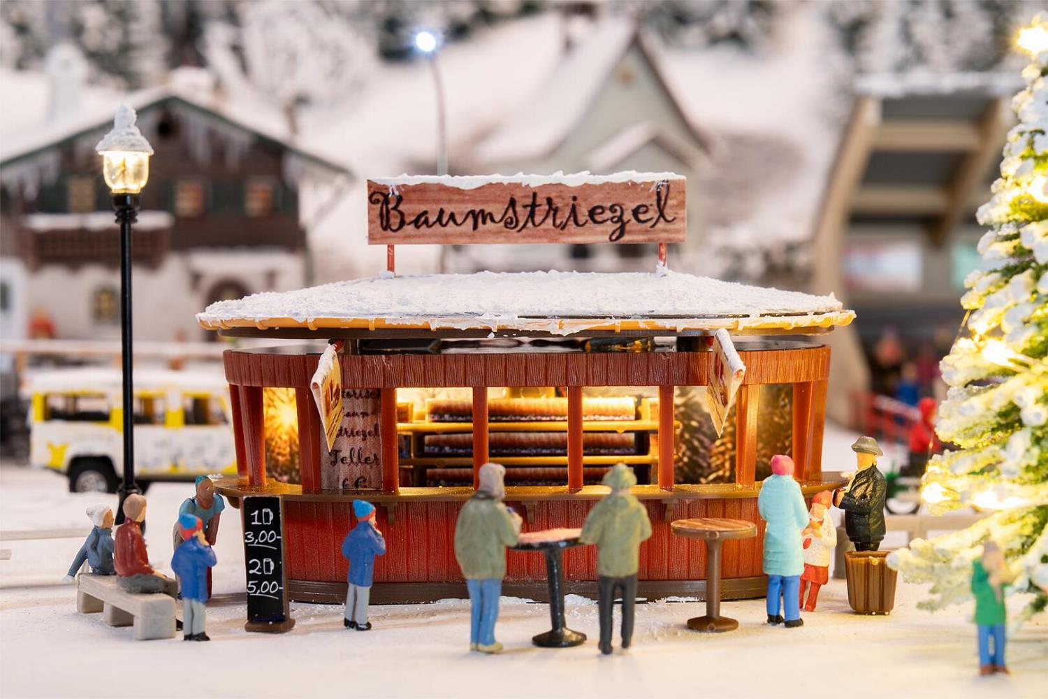 Faller 134006 2 Weihnachtsmarktbuden 1:87 Spur H0 Bausatz NEU