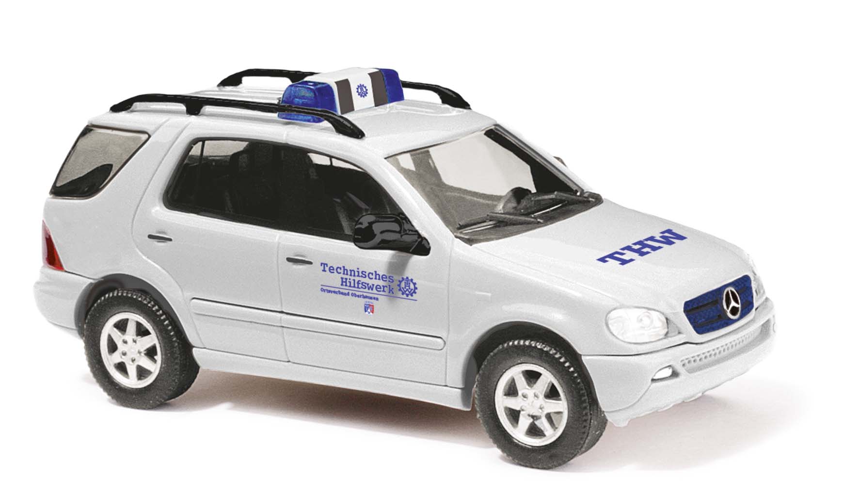Busch 48502 Mercedes-Benz M-Klasse THW Oberhausen 1:87 Neu