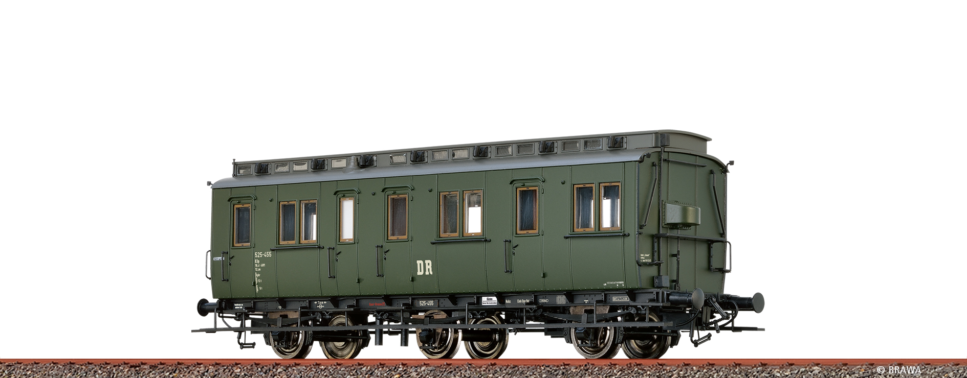 Brawa 45492 H0 Abteilwagen B3u DR