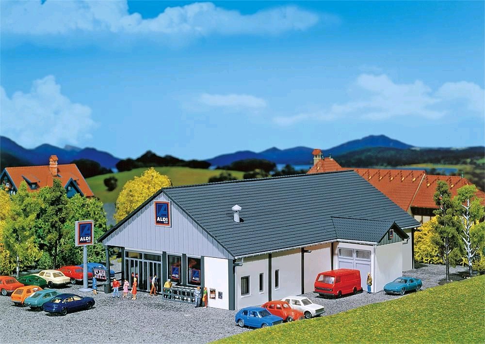 Faller 232204 ALDI-Markt Süd/Nord 1:160 Spur N Neu OVP
