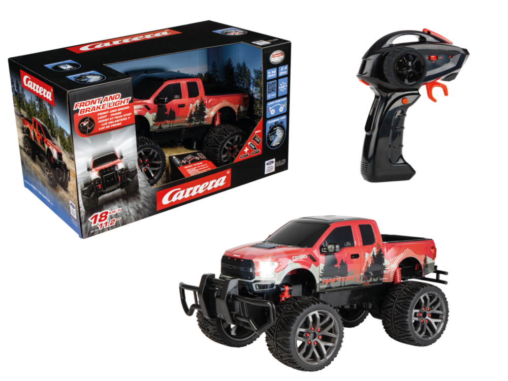 Carrera 370142043 2,4GHz Ford F-150 Raptor r/b Ferngesteuertes Auto 1:14