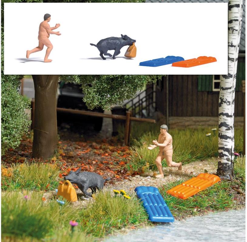 Busch 7948 Action-Set: Wildschweinalarm - Spur H0 - Neu - OVP