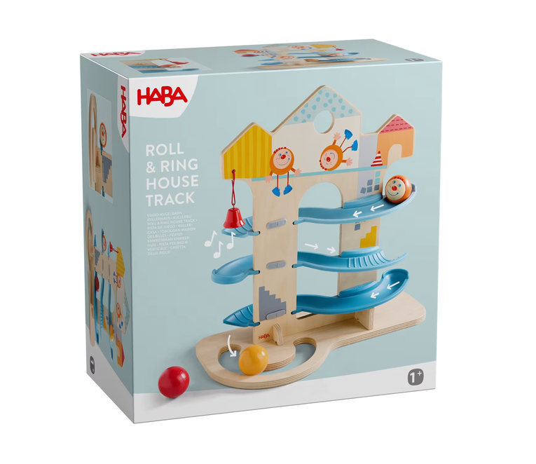 HABA 2012255001 Stand-Kugelbahn Kullerhaus 3 Kugeln NEU OVP