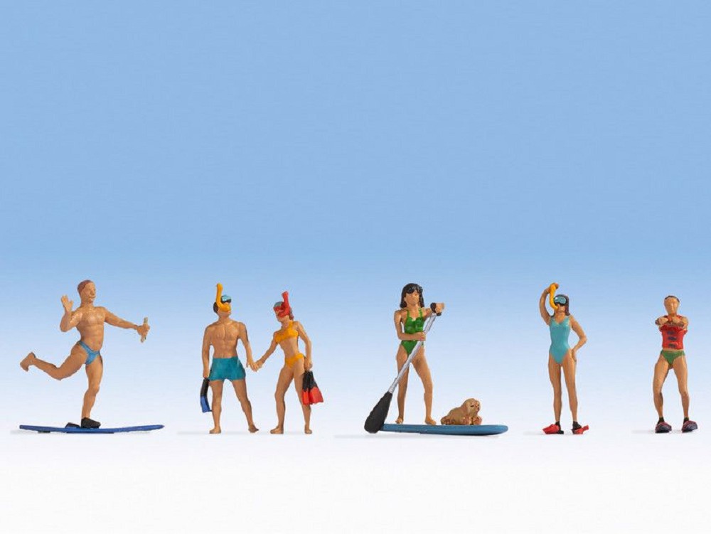 Noch 15854 Wassersportler Spur H0 NEU OVP Figuren