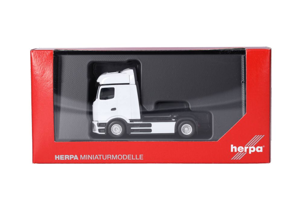 Herpa 320191 MB eActros 600 ProCabin Bigspace ZGM 2achs weiß 1:87