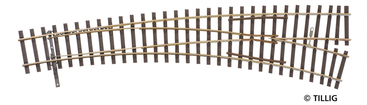 Tillig 85363 Innenbogenweiche rechts 15°/30° 1:87 Spur H0 Neu