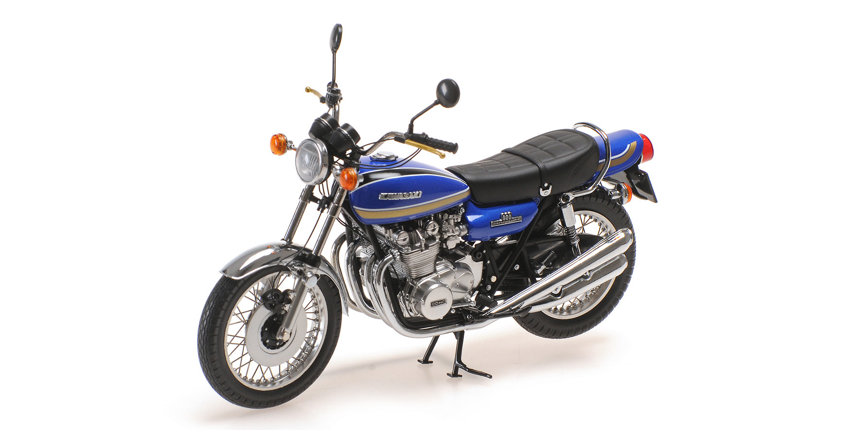 Minichamps 122164102 KAWASAKI 900 Z1 ‘SUPER 4’ 1972 BLUE METALLIC 1:12