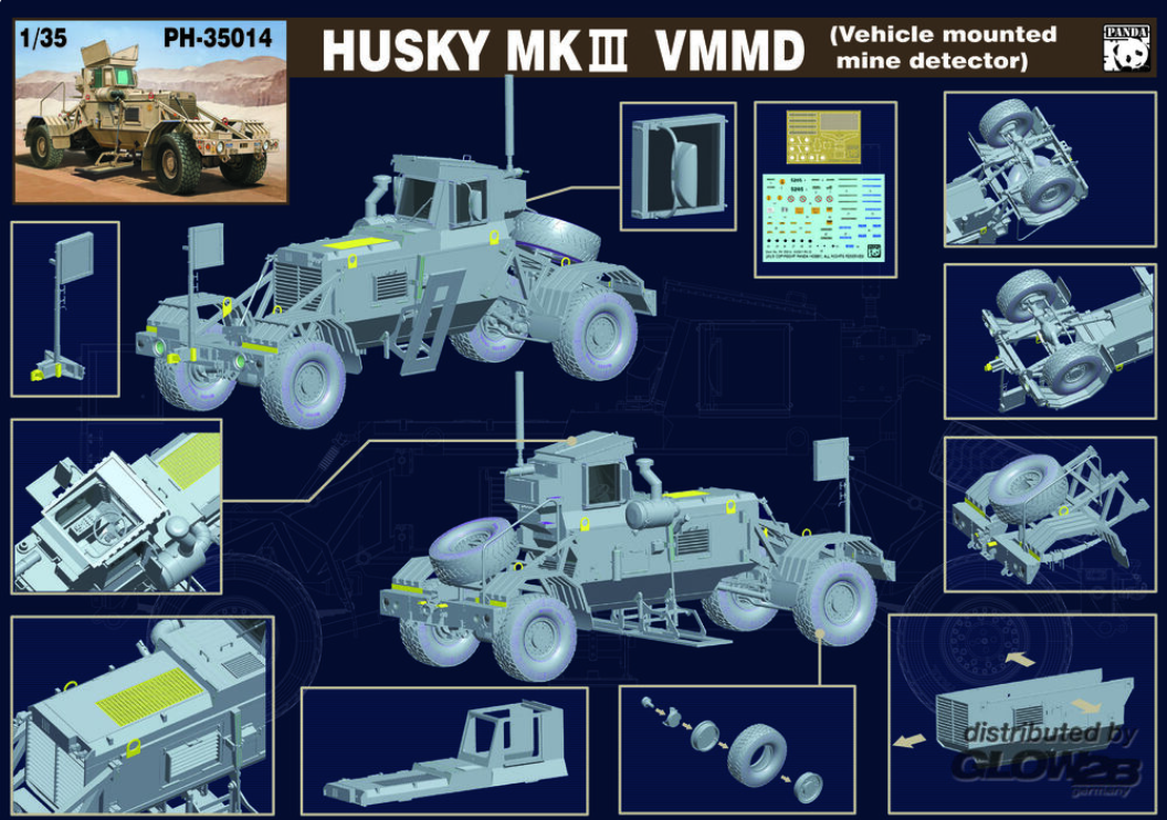 Panda Hobby 35014 Husky Mk.III CMMD 1:35 Modellbausatz NEU OVP