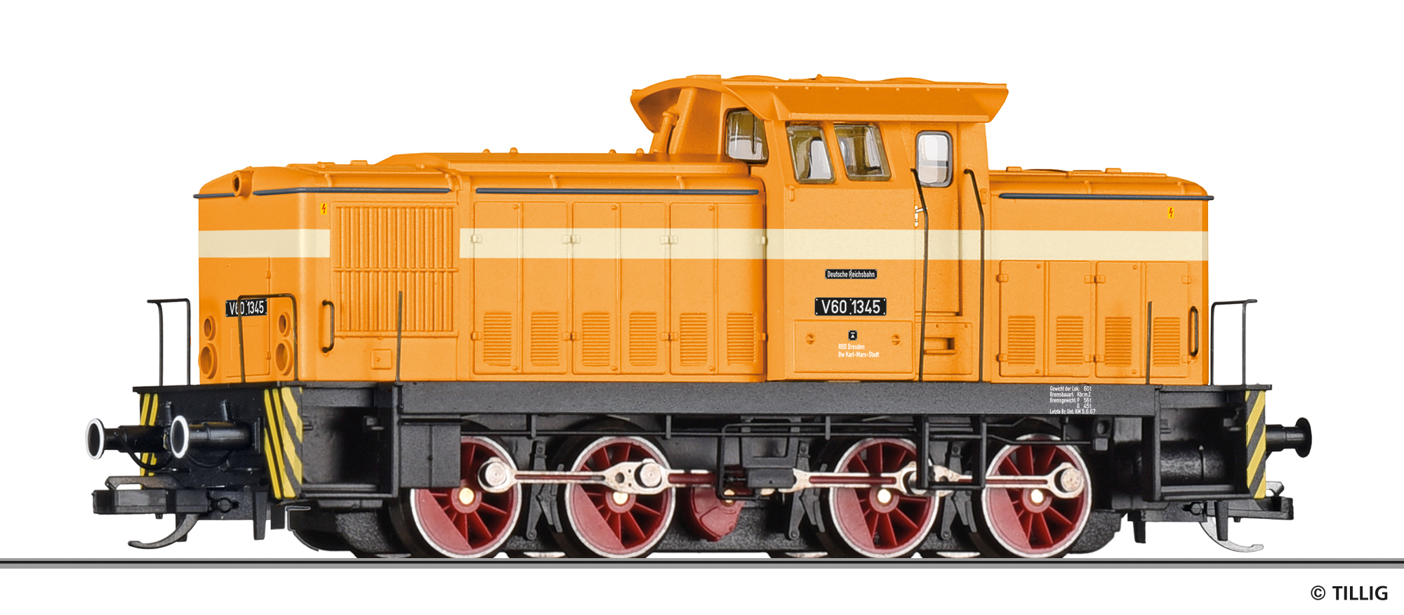 Tillig 96334 Diesellokomotive V 60 der DR