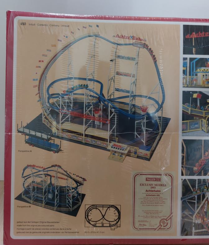 Faller 450 Achterbahn Exclusiv-Modell 1993 SELTEN 1:87 Spur H0