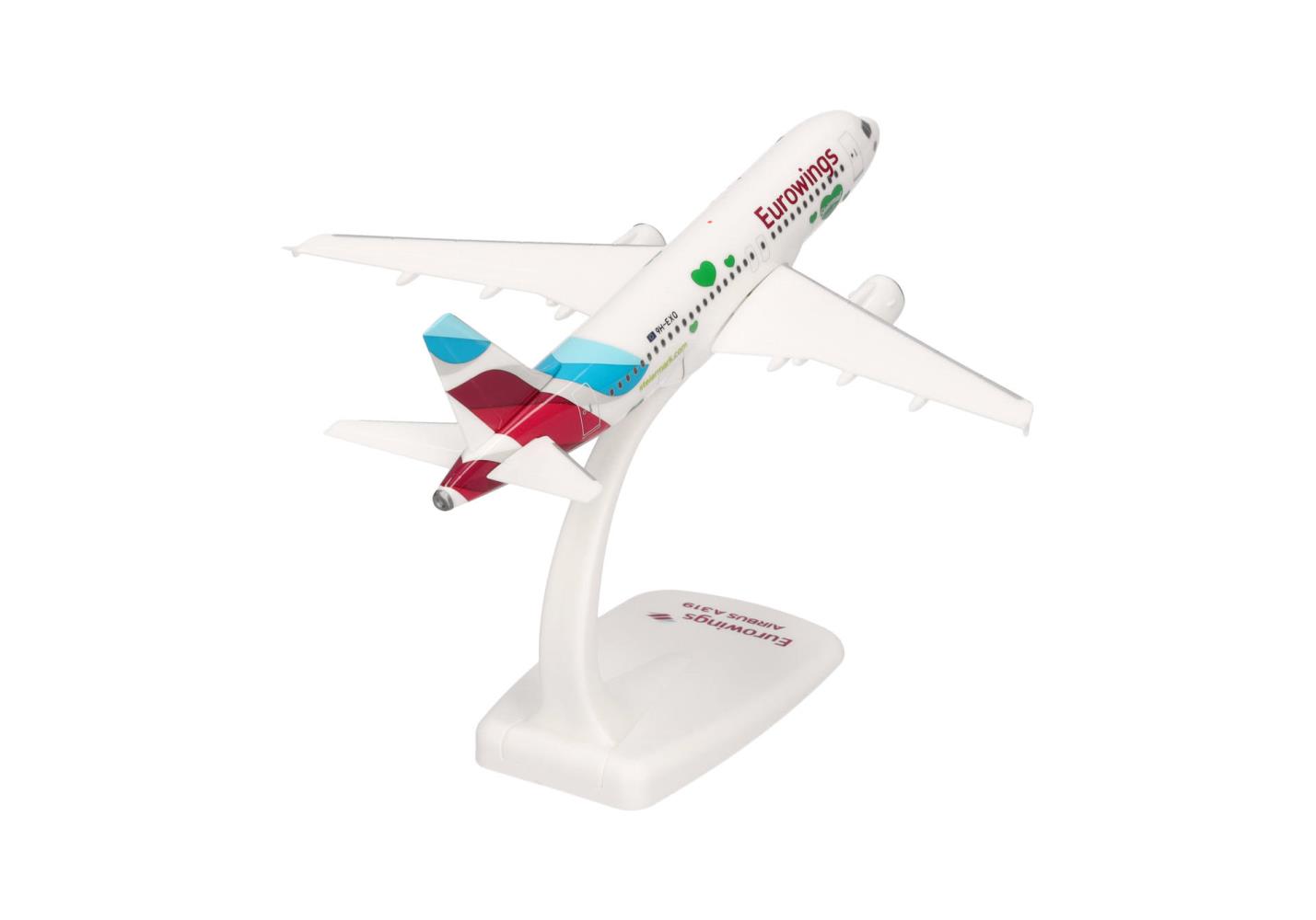 Herpa 614375 Eurowings Airbus A319 Steiermark 9H-EXQ 1:200 Neu