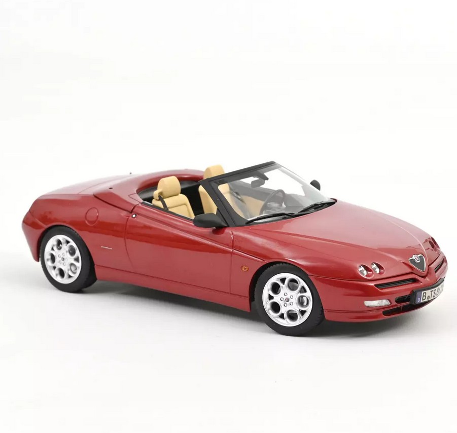 Norev 187854 Alfa Romeo Spider 1999 Proteo Rot metallic 1:18 NEU