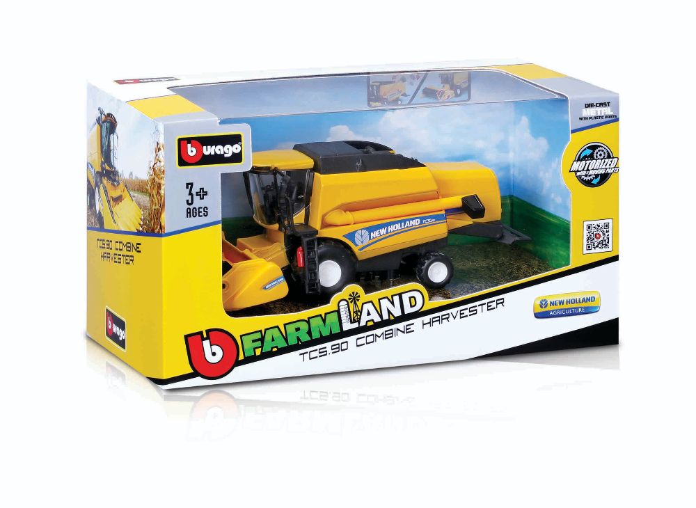 Bburago 18-31721 New Holland Mähdrescher für Getreide Schwungrad NEU