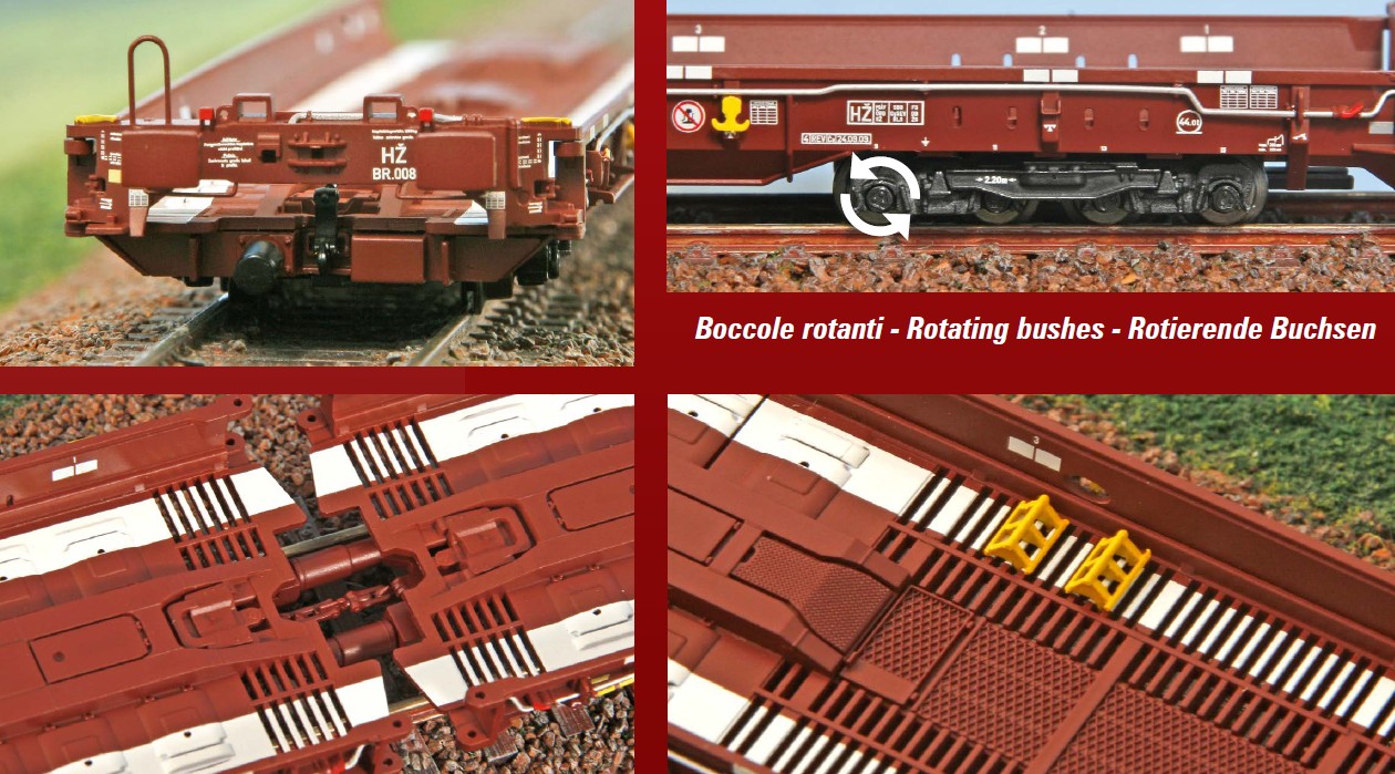 ACME 45211 Set 2-tlg RoLa HŽ Typ Saadkms-z 1:87 Spur H0 DC Neu