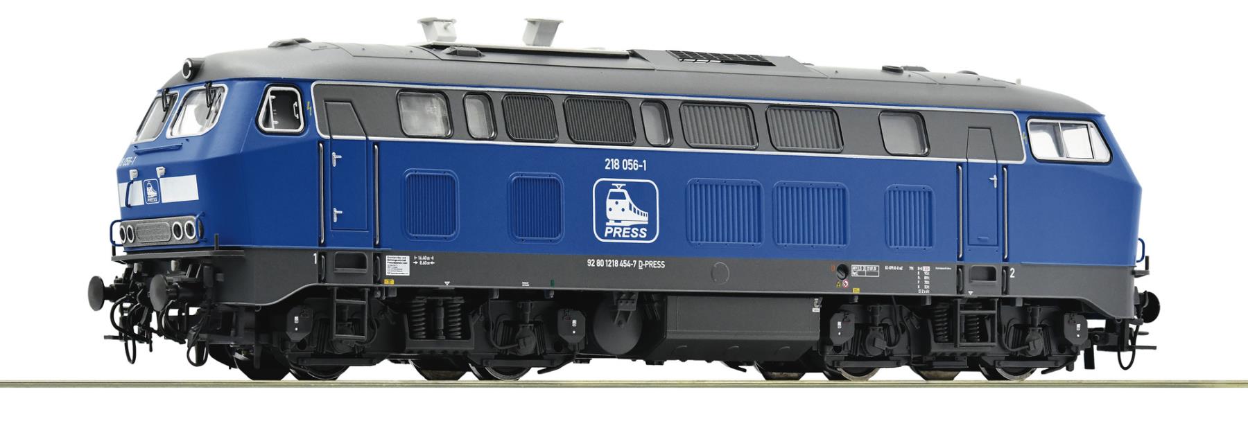 Roco 7310025 Diesellokomotive 218 056-1 PRESS 1:87 Spur H0 DCC