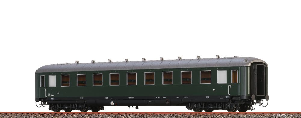 Brawa 51112 Personenwagen B4üh ÖBB 1:87 Spur H0 DC+ LED NEU