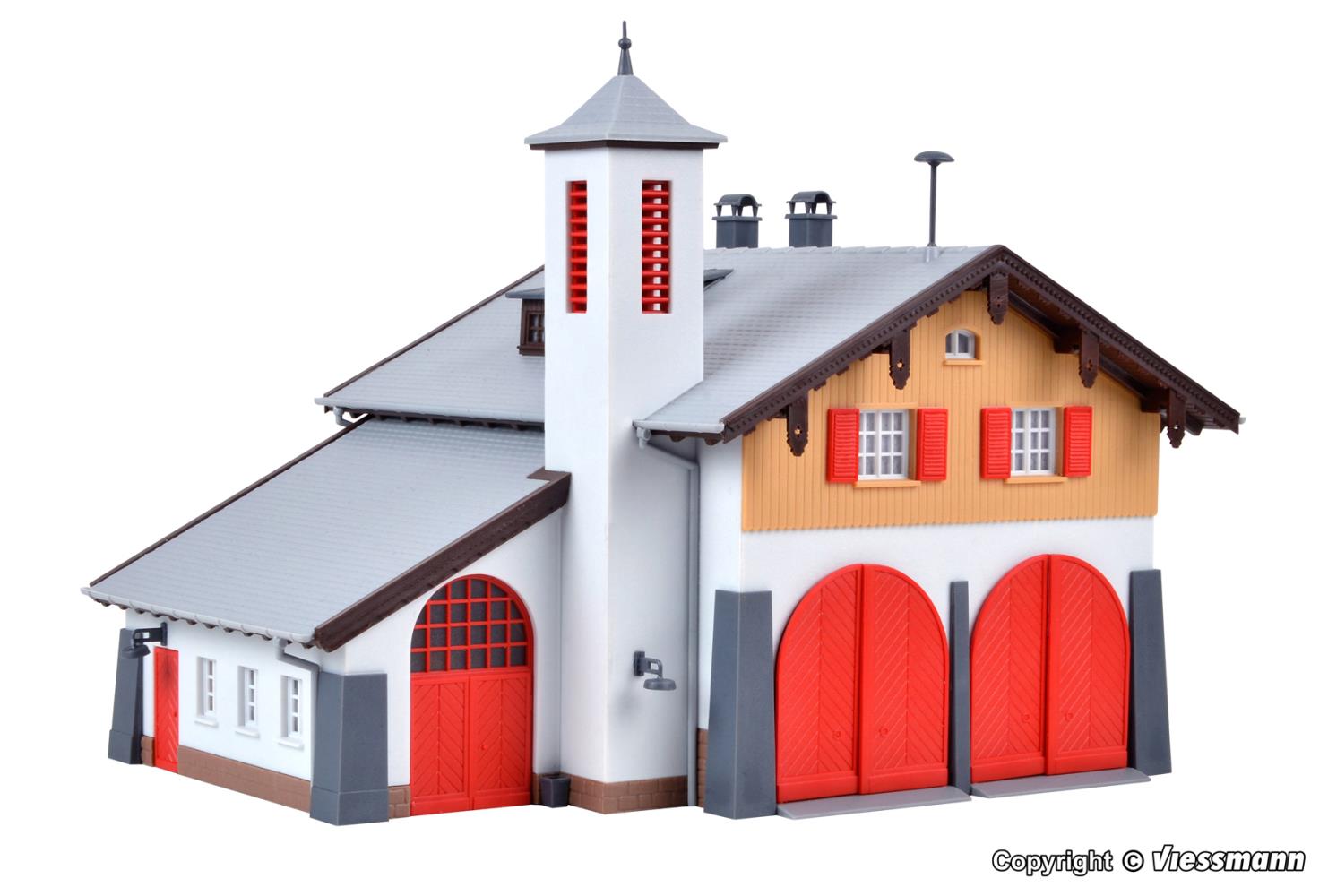 Kibri 39214 Feuerwehr mit Dorfgemeinschaftshaus 1:87 Spur H0