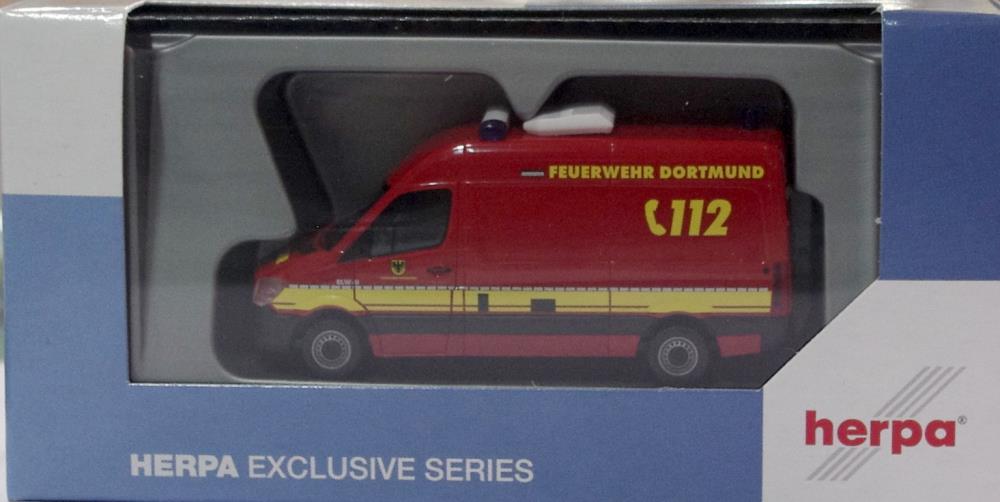 Herpa 936316 Mercedes Benz Sprinter 13 FW Dortmund 1:87 H0 Neu OVP