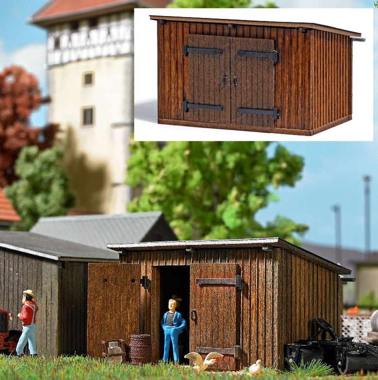 Busch 1594 Holzschuppen