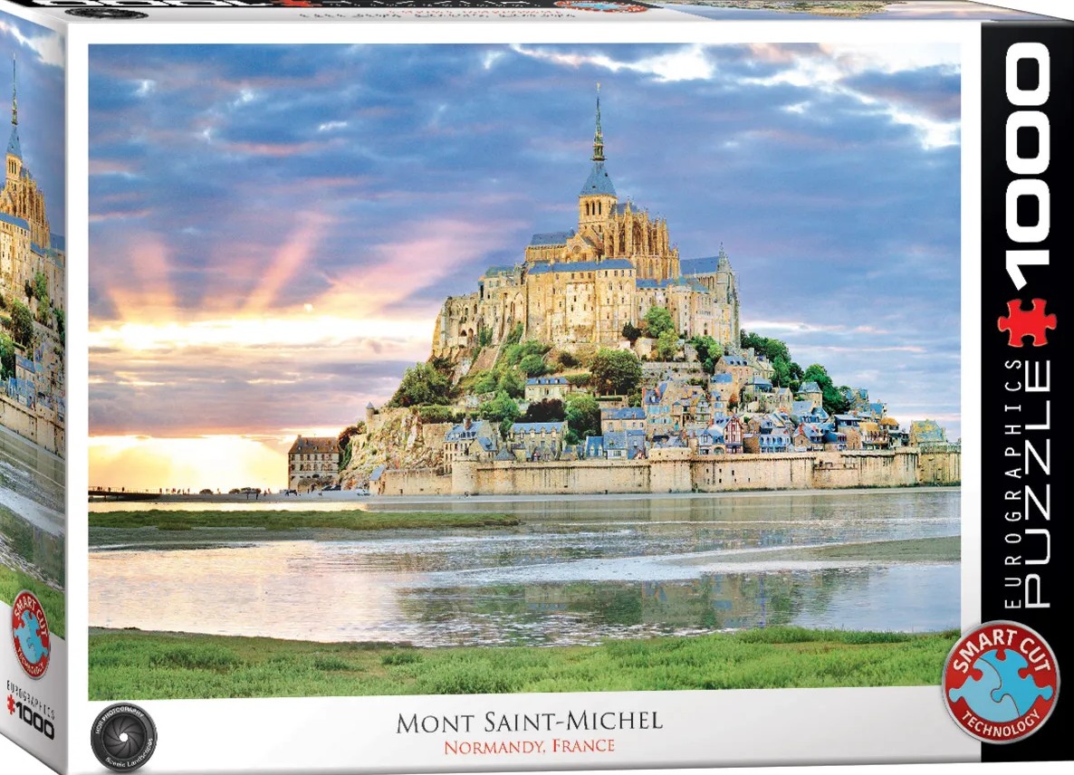 EUROGRAPHICS 6000-6174 Mont St. Michel, Frankreich 1000 Teile Puzzle NEU OVP