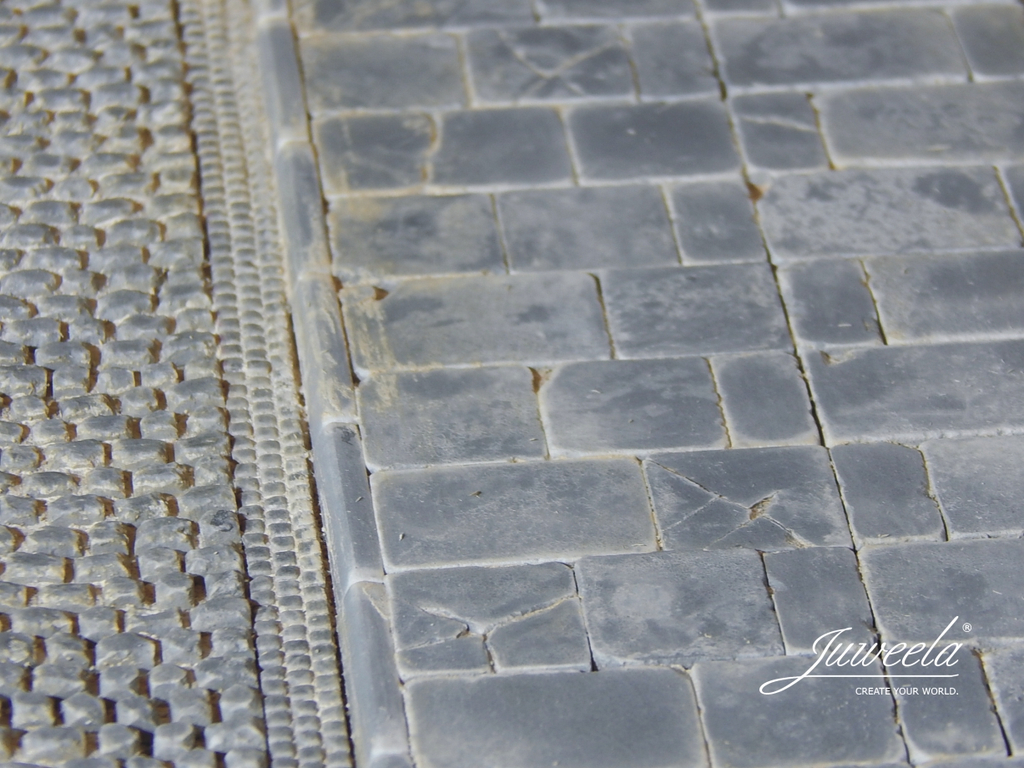 Juweela 24231 Bürgersteigplatten 3 Größen, 90x - 1:45/1:50 - Neu