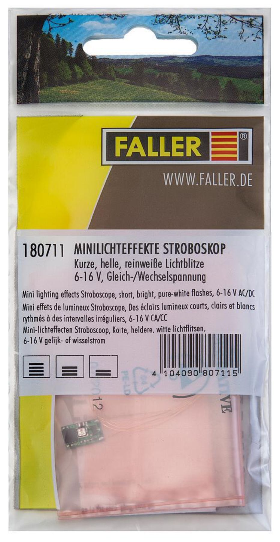 Faller 180711 Minilichteffekte Stroboskop Spur H0/N/TT NEU OVP