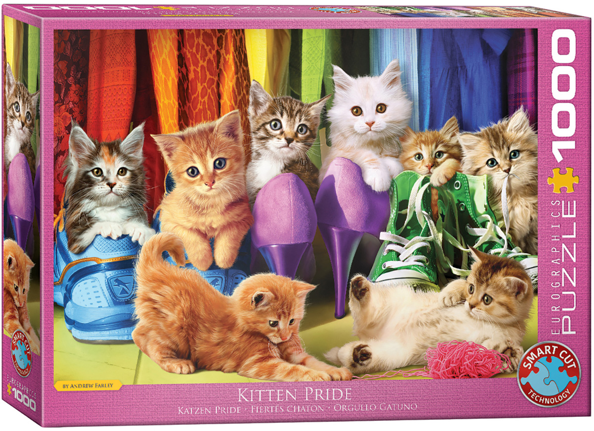 EUROGRAPHICS 6000-5543 Katzen Pride 1000 Teile Puzzle Neu OVP
