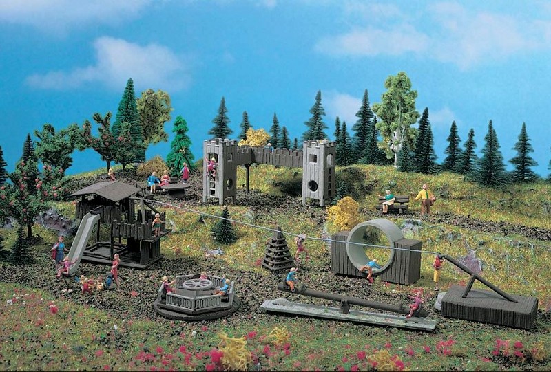 Vollmer 43668 H0 Deko-Set Abenteuerspielplatz
